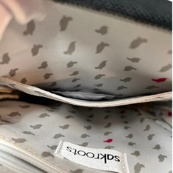 Sakroots Artist Circle Coated Canvas Elephant Printed Messenger Crossbody Bag - Picture 7 of 12